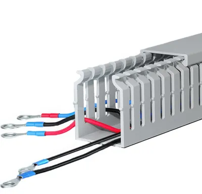 Productafbeelding van PVC Wiring Channel met Deksel voor Kabelbeheer