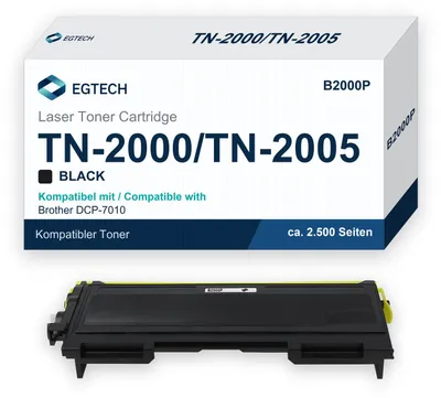 Produktbild von Toner kompatibel mit Brother TN-2000 Schwarz 2.500 S. HL-2030 DCP-7020 MFC-7220
