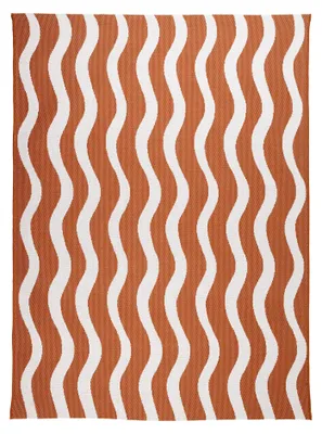 Produktbild von In- & Outdoor Teppich - Summer Waves Terracotta