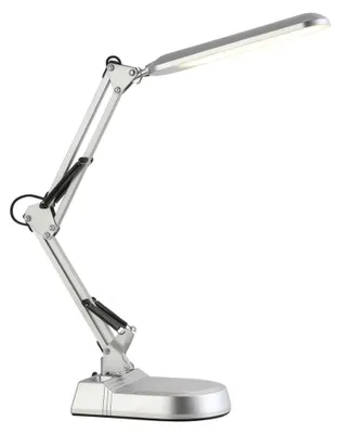 LED-Tischlampe 10 W, 3 Lichttemperaturen, Silber, Metall