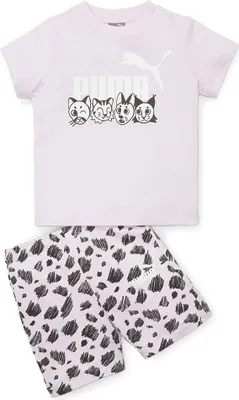 Produktbild von PUMA Essentials+ Mates T-Shirt + Shorts Set Baby 62 - pearl pink 74