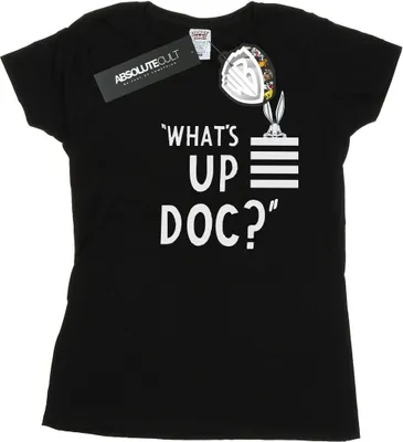 Produktbild von Looney Tunes - "What's Up Doc" T-Shirt für Damen BI26548 (M) (Schwarz)
