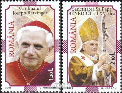 Produktbild von Briefmarken Rumänien 2005 Mi 5972-5973 (kompl.Ausg.) postfrisch Papst Benedikt XVI