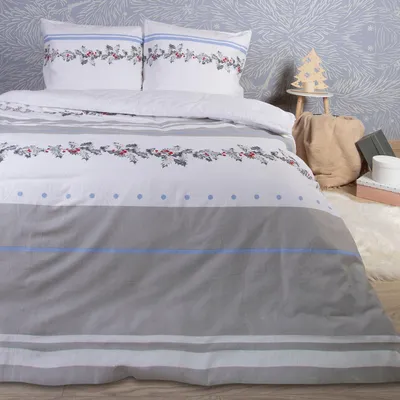 Produktbild von Darymex Flanell Bettwäsche Weihnachten 140x200 Baumwolle