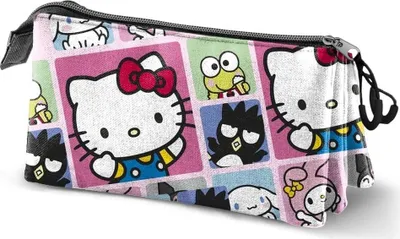 Produktbild von Karactermania - Premium Trójkomorowy Piórnik z Motywem Hello Kitty Panels