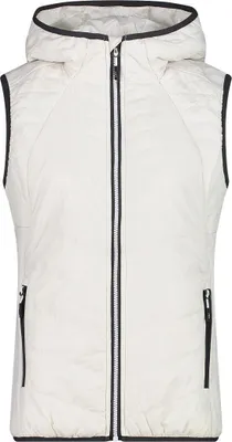 Immagine prodotto di CMP Gilet da donna WOMAN VEST HYBRID FIX HOOD A143 B.CO GESSO 40