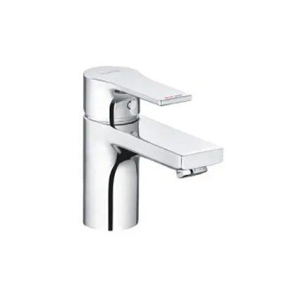 Produktbild von KLUDI ZENTA SL Waschtisch-Einhandmischer, Auslaufhöhe 75mm, mit PUSH-OPEN Ablaufgarnitur, chrom, 482660565