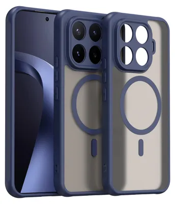 Produktbild von Handyhülle für Xiaomi 17T Pro Hülle Magnet Ring Wireless Case Magsafe Blau
