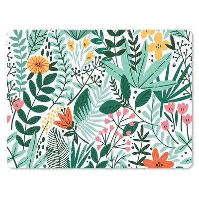 Produktbild von MuchoWow® Mauspad Mousepad Sommer - Flora - Weiß 40x30 cm - Mousepads - Maus Mat - Pad - Mausunterlage - Anti Rutsch
