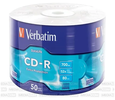 Produktbild von VERBATIM 43787 Extra Protection / Schutz CD-R 52X Rohling