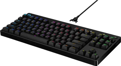 Zdjęcie produktu dla Logitech G G PRO, Przewodowa, USB, Mechaniczna, QWERTY, RGB LED, Czarny