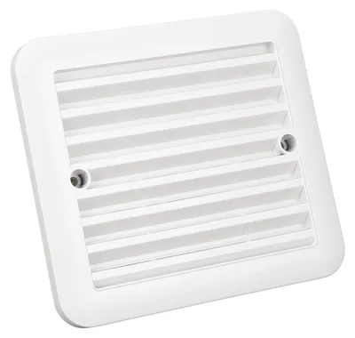 Image de Ventilateur d'extraction latéral pour camping-car, 97 x 97 mm, à sens unique, 12 V, 1,2 W, pour la cuisine et la salle de bains d'une caravane