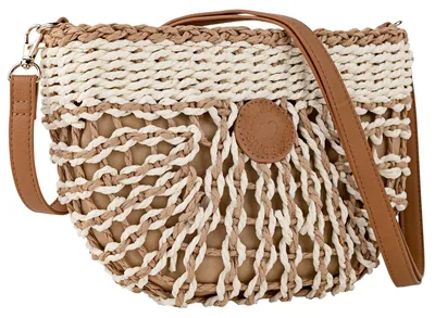 Immagine prodotto di Elegante borsa a tracolla in rafia, ideale per l'estate, per donna
