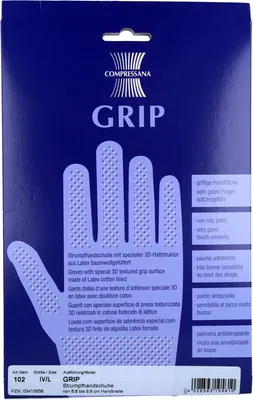 Produktbild von COMPRESSANA GUMMIHANDSCHUHE Gr.4 FARBIG, 2 St HAS