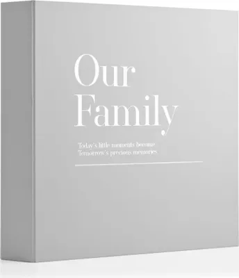Produktbild von Moments Coffee Table Scrapbook Album - Unsere Familie WD705 (One Size) (White)