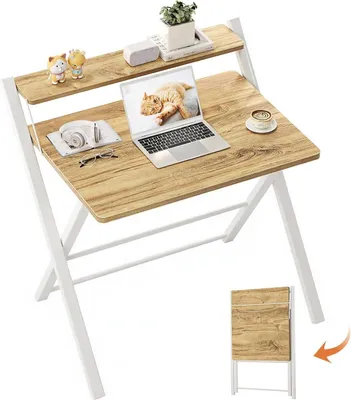 Obrázek produktu pro Malý skládací psací stůl 70x52x70 cm Béžový
