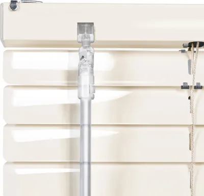 Produktbild von SONELLO Aluminium Jalousie 110cm x 100cm Creme Alu Jalousie Klemmfix ohne Bohren Sichtschutz Blendschutz Lichtschutz Sonnenschutz für Fenster und Türen