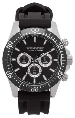Produktbild von Cressi Nereus Uhr Schwarz,Silber Schwarz,Silber One Size