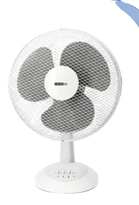 Productafbeelding van Tafelventilator, 3 snelheidsstanden, verstelbare hellingshoek, WIT