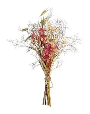 Produktbild von Trockenblumenstrauß, pink, 18-20cm, SB-Btl. 1Stück