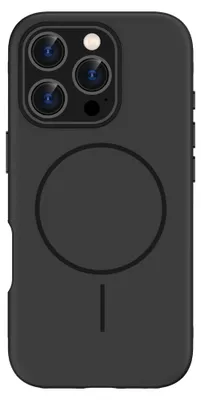 Produktbild von imoshion Color Backcover mit Thin MagSafe Ring iPhone 16 Pro - Schwarz