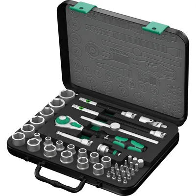 Produktbild von Wera 8100 SB 2 Zyklop Speed- Knarrensatz, 3/8  Antrieb, metr