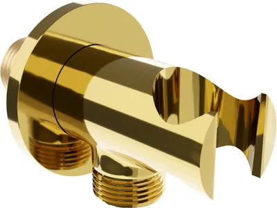 Image de Support de douche Kai, fixe, avec bec, or (79301-50)