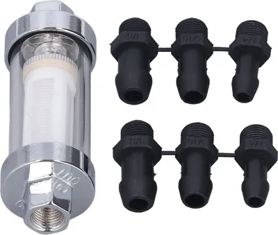 Immagine prodotto di Filtro carburante universale 3/8in 1/4in 5/16in Raccordo con connettore 6pcs Sostituzione per 9706