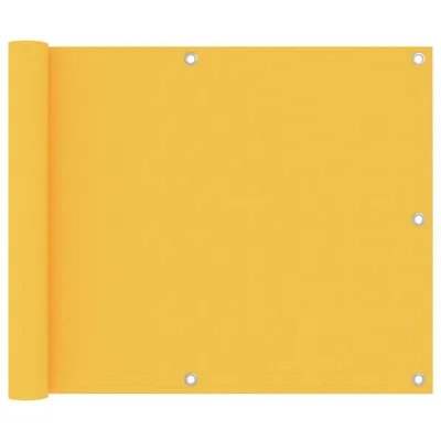 Produktbild von Balkon-Sichtschutz Gelb 75x600 cm Oxford-Gewebe , Markisen Design 2024