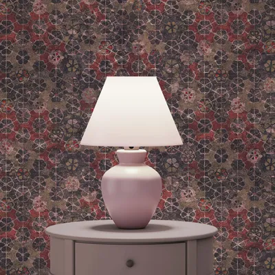Produktbild von TADESSI Tapete Fliesen Mauri M1-No.362 Vliestapete Braun Rot Tapete Landhaus Wohnzimmer Schlafzimmer Küche