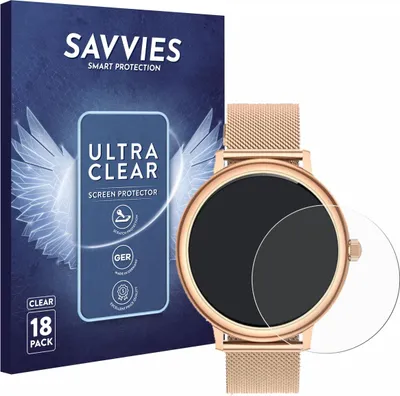 Produktbild von 18x Für Ruxingx AK98 1.19" Schutzfolie Savvies Displayschutz Display Schutz Folie Klar Transparent