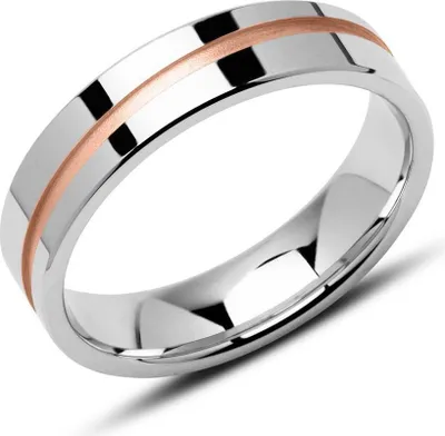 Produktbild von Unique Ring für Herren aus 925er Silber, rosé