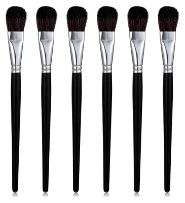 Produktbild von 6 Stück Rundpinselset für Aquarell- und Acrylmalerei