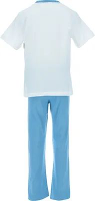 Produktbild von Paw Patrol Chase Kinder Jungen Schlafanzug Pyjama Kurzarm-Shirt + Schlaf-Hose, Farbe:Weiß, Größe:104