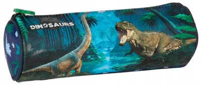 Produktbild von Derform Federmäppchen Tuba Dinosaurier Praktisch