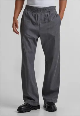 Image de Kalhoty Urban Classics Pantalon en jean léger surdimensionné gris moyen - S