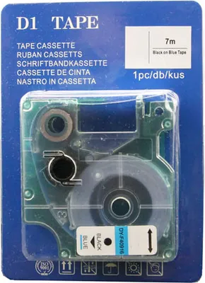 Produktbild von Kompatibel Etiketten für Dymo 45016 Blau 12mmX7m von ABC