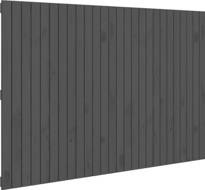 Obrázok produktu pre vidaXL Nástenné čelo sivé 166x3x110 cm Masívne borovicové drevo