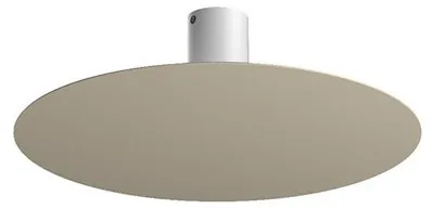 Imagen del producto de Lámpara de techo moderna, modelo Disk, con estructura metálica en color arena y 5 bombillas de tipo Gx53