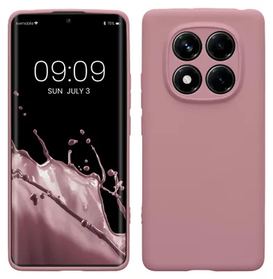 Produktbild von kwmobile Handyhülle für Xiaomi Redmi Note 14 Pro 4G Hülle - weiches Handy Silikon Case - Schutzhülle Cover - Altrosa matt