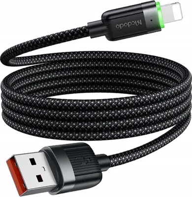 Immagine prodotto di Mcdodo Caricatore Usb Lightning Cavo di ricarica veloce per Iphone 1M Guidato