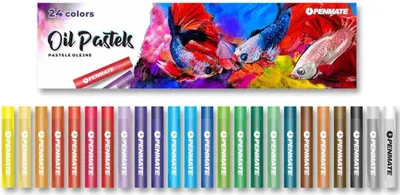 Produktbild von Ölpastellkreide 24 Farben PENMATE