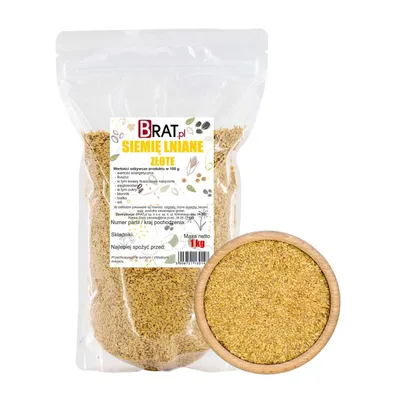 Obrázok produktu pre Zlaté ľanové semienko 1kg Brat.pl