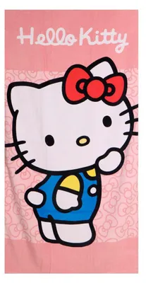 Produktbild von Hello Kitty Strandtuch aus Baumwolle