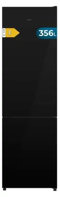 Zdjęcie produktu dla Lodówka Cecotec Bolero Coolmarket Combi 356i z zamrażalnikiem, czarna, 356 l / wtyczka UE 220 V, czarna, 356 l