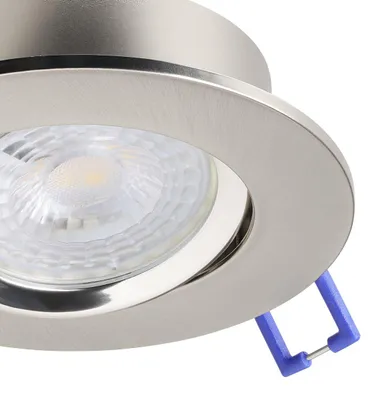 Zdjęcie produktu dla Zestaw 3 reflektorów sufitowych EGLO Barranco, ruchoma lampa sufitowa typu spot, okrągły reflektor sufitowy bez żarówki, reflektor sufitowy, oprawa GU10, średnica 9 cm
