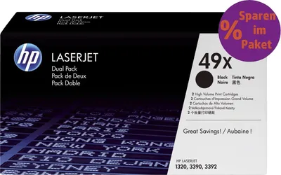 Obrázek produktu pro HP 49X Černá originální tonerová kazeta LaserJet s vysokou výtěžností, 6000 str., Černá, 1 kusů