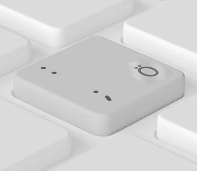 Produktbild von Deutsche Tastaturaufkleber 5x6mm transparent matt | graue Tastaturaufkleber für Notebook & PC