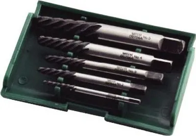 Imagen del producto de Juego de extractores para tornillos rotos, 5 piezas.