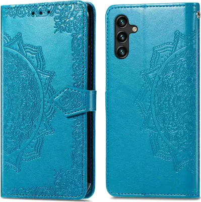 Zdjęcie produktu dla imoshion Mandala Bookcase dla Samsung Galaxy A25 (5G) - Turkusowy